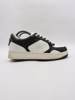 Alo Yoga Recovery Mode Black White Men's 8 Women's 9.5 Athletic Lace Up Sneakers